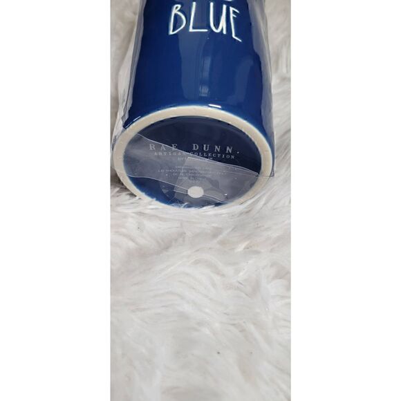 Rae Dunn 'Red Wine and Blue' Booze Tumbler Ceramic Travel Mug - Picture 3 of 5